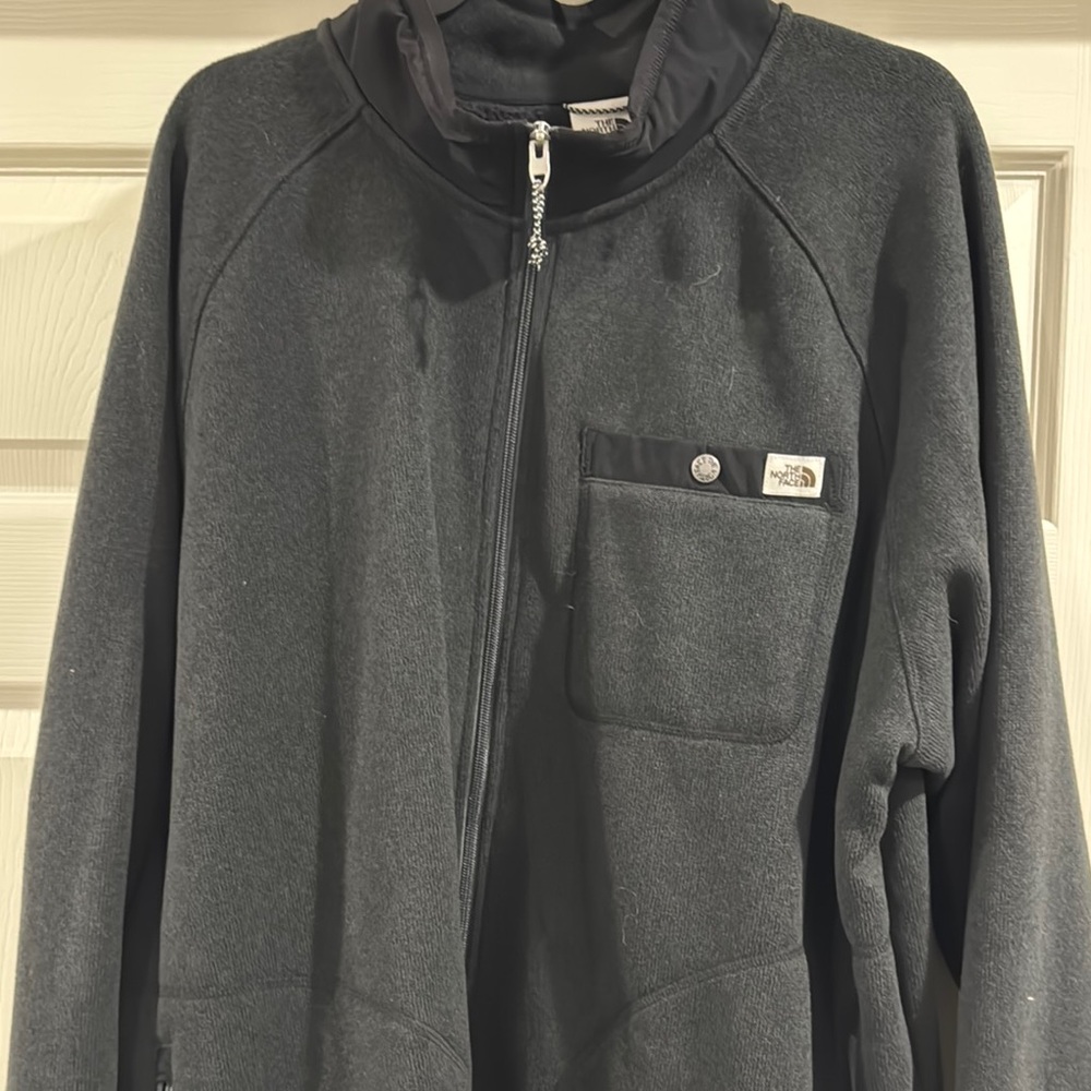 The North Face Black Zip Up Sweater Fleece